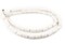 The Bead Chest White Tube Natural Wood Beads (15x8mm): Organic Eco-Friendly Wooden Bead Strand for DIY Jewelry, Crafts, Necklace and Bracelet Making